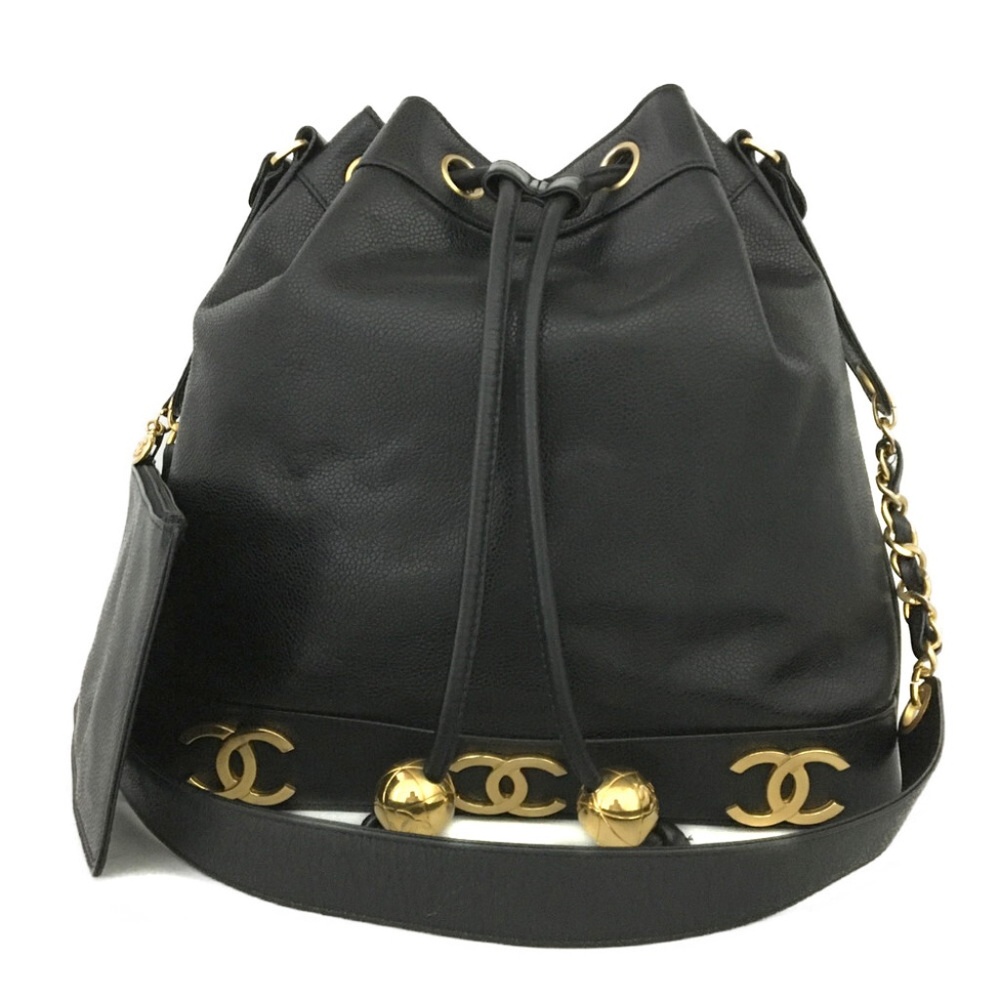 CHANEL - Triple Coco Mark Drawstring Shoulder Bag R1.220